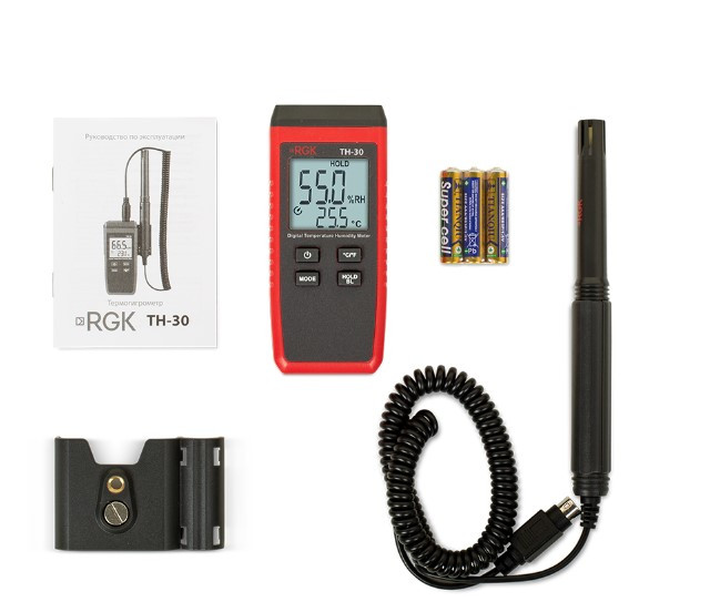 Термогигрометр RGK TH-30 с поверкой