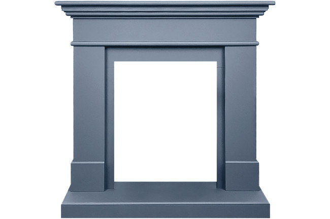 Каминокомплект California STD CRM (Разборный) - Санд антрацит с очагом Fobos FX Brass