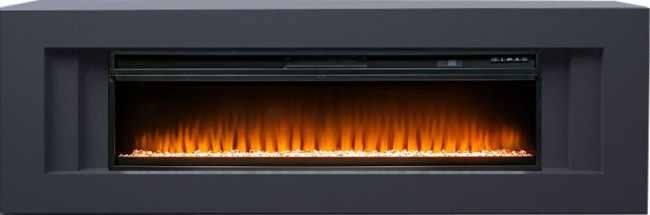 Каминокомплект Line 60 - Серый графит с очагом Vision 60 LED