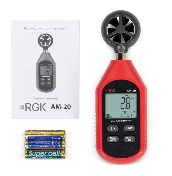 Термоанемометр RGK AM-20