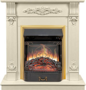 Каминокомплект Palermo SFT (Разборный) - Слоновая кость с очагом Majestic FX Brass Каминокомплект Palermo SFT (Разборный) - Слоновая кость с очагом Majestic FX Brass