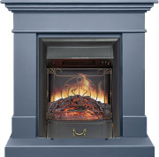 Каминокомплект California STD CRM (Разборный) - Санд антрацит с очагом Majestic FX Black