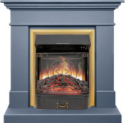 Каминокомплект California STD CRM (Разборный) - Санд антрацит с очагом Majestic FX Brass