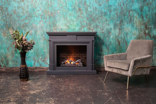 Каминокомплект Coventry Gray - Серый с очагом Symphony 26'' DF2624L-INT Каминокомплект Coventry Gray - Серый с очагом Symphony 26'' DF2624L-INT