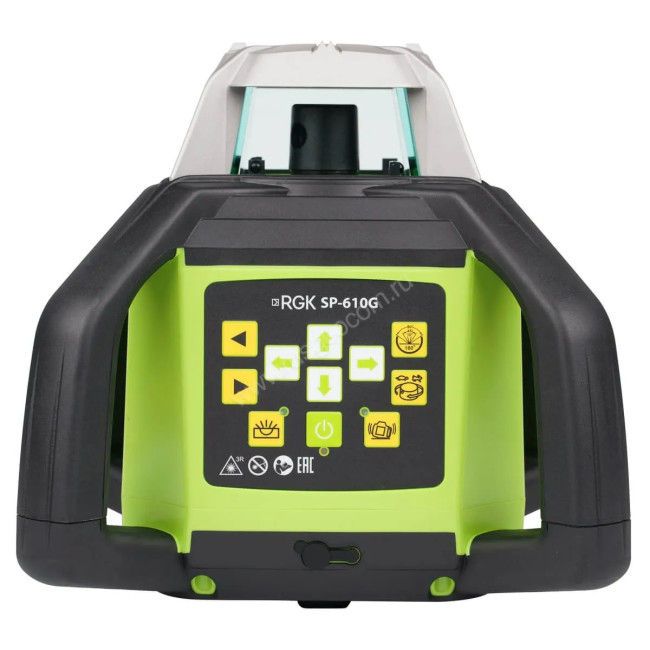 Комплект: ротационный нивелир RGK SP-610G + штатив RGK SH-170 рейка RGK LR-2