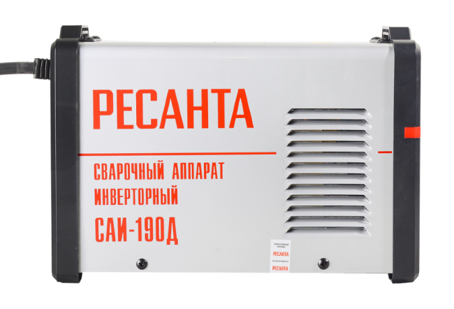 Сварочный аппарат инверторный Ресанта САИ-190Д