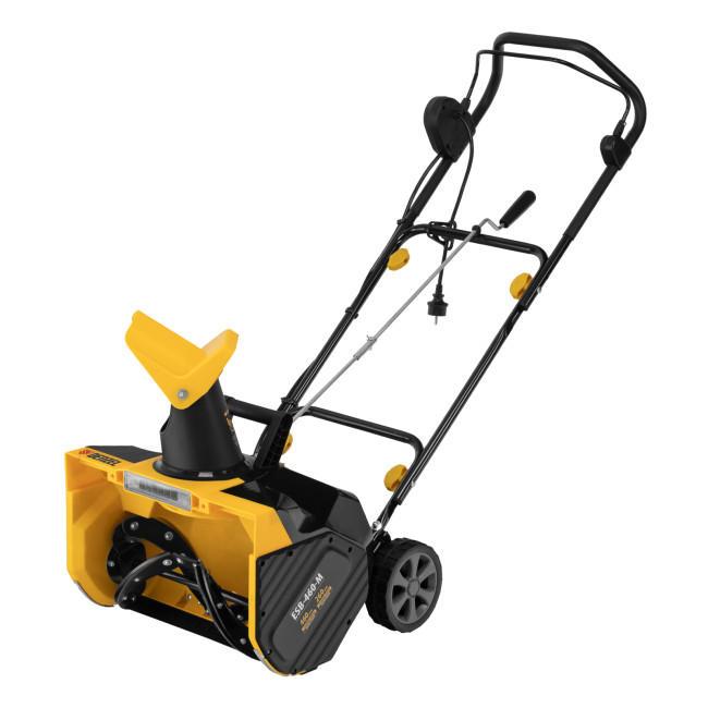 Электрическая снегоуборочная машина ESB-460-M, 1.8 кВт, металлический шнек, LED фара Denzel