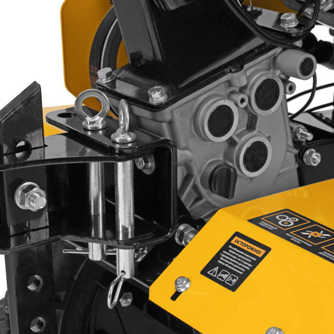 Мотоблок DPT-170, 7 л.с., ремен.сцеп, шир 85 см, глуб 35 см,фрез 3х3,ШОМ,скор 2В/1Н,кол 8" Denzel