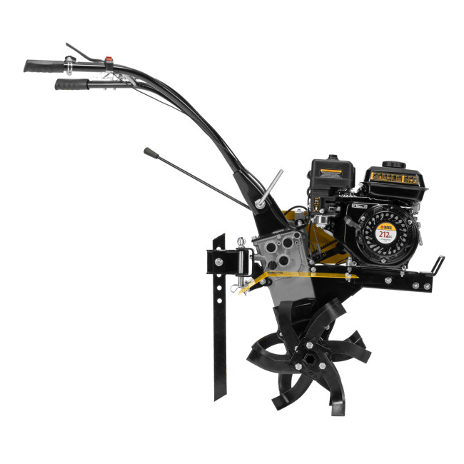 Мотоблок DPT-170, 7 л.с., ремен.сцеп, шир 85 см, глуб 35 см,фрез 3х3,ШОМ,скор 2В/1Н,кол 8" Denzel