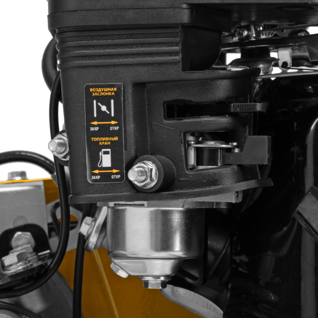 Мотоблок DPT-170, 7 л.с., ремен.сцеп, шир 85 см, глуб 35 см,фрез 3х3,ШОМ,скор 2В/1Н,кол 8" Denzel