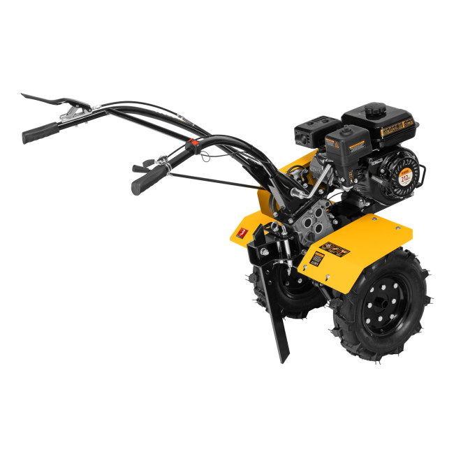 Мотоблок DPT-170, 7 л.с., ремен.сцеп, шир 85 см, глуб 35 см,фрез 3х3,ШОМ,скор 2В/1Н,кол 8" Denzel