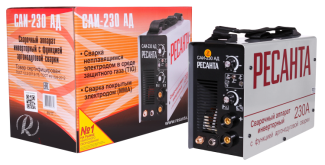 Сварочный аппарат РЕСАНТА САИ-230 АД (аргонодуговой)