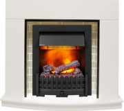 Каминокомплект Montana - Белый с очагом Danville Black FB2