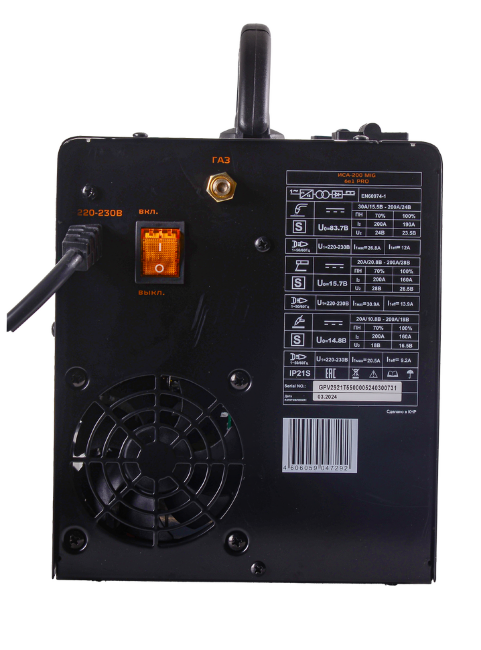 Сварочный полуавтомат Вихрь ИСА-200 MIG 6в1 PRO