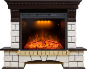 Каминокомплект Pierre - Венге / Белый (Высота 1015мм) с очагом Emerald 28 Каминокомплект Pierre - Венге / Белый (Высота 1015мм) с очагом Emerald 28
