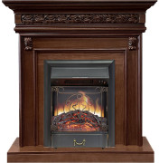 Каминокомплект Valletta - Темный дуб с очагом Majestic FX Black