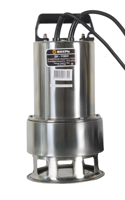 Дренажный насос ВИХРЬ ДН-1100Н