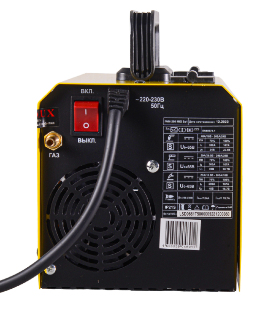 Сварочный полуавтомат IWM-200 MIG 5в1 Eurolux