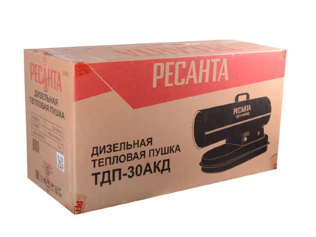 Тепловая дизельная пушка ТДП-30АКД Ресанта