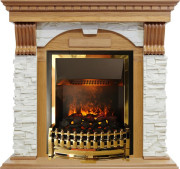 Каминокомплект Dublin - Дуб / Сланец белый с очагом Atherton Каминокомплект Dublin - Дуб / Сланец белый с очагом Atherton