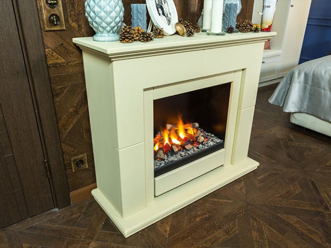 Каминокомплект Suite -  Алебастр с очагом Albany