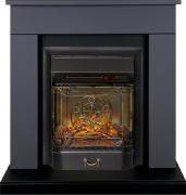 Каминокомплект Bergen (Разборный) - Серый графит (Ширина 900 мм) с очагом Majestic FX M Black RC