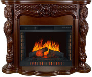 Каминокомплект Castle - Темный дуб с очагом Vision 30 EF LED FX