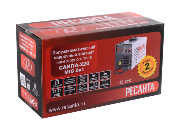 Сварочный аппарат РЕСАНТА САИПА-220 (MIG/MAG)