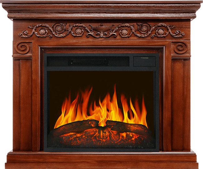 Каминокомплект Athena - Темный дуб с очагом Vision 23 LED FX Каминокомплект Athena - Темный дуб с очагом Vision 23 LED FX