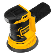 Машина шлифовальная эксцентриковая аккумуляторная COS-125-0, 18В Li-Ion Denzel Машина шлифовальная эксцентриковая аккумуляторная COS-125-0, 18В Li-Ion Denzel
