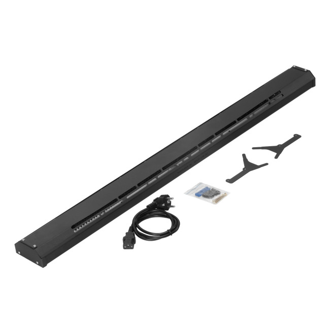 Конвектор электрический плинтусный ATRIC-450, 230 В, 450 Вт, ТЭН, черный Denzel