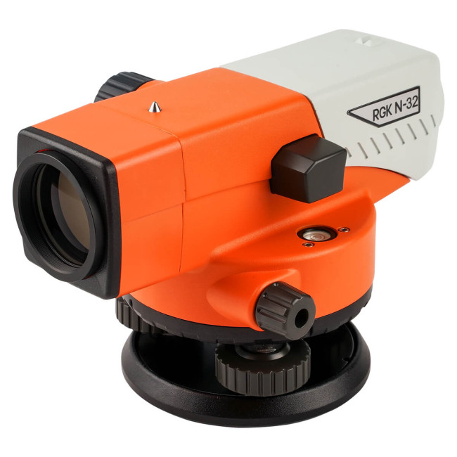 Комплект оптический нивелир RGK N-32 с поверкой + штатив S6-N + рейка AMO S4