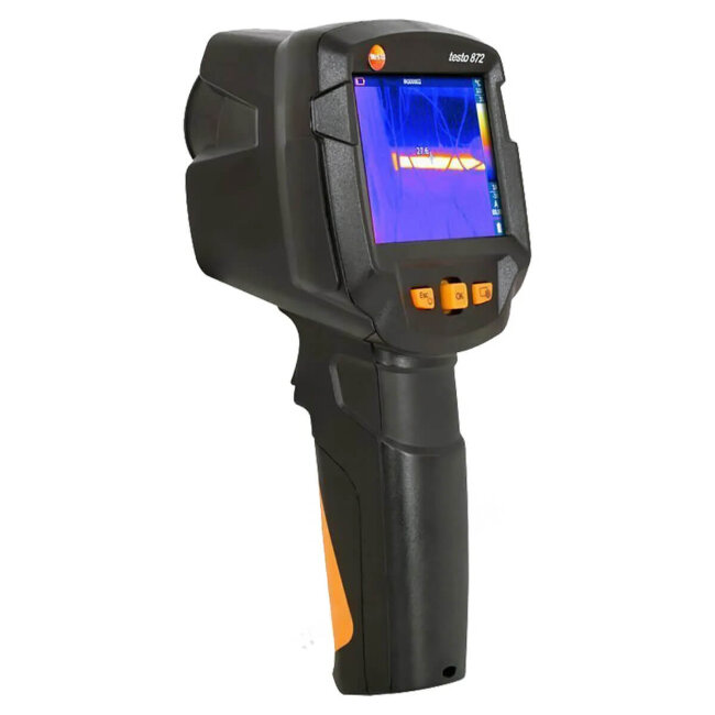 Тепловизор Testo 872 и смарт-зонд термогигрометра Testo 605i