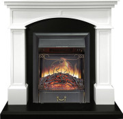Каминокомплект Langford - Белый с черным с очагом Majestic FX Black