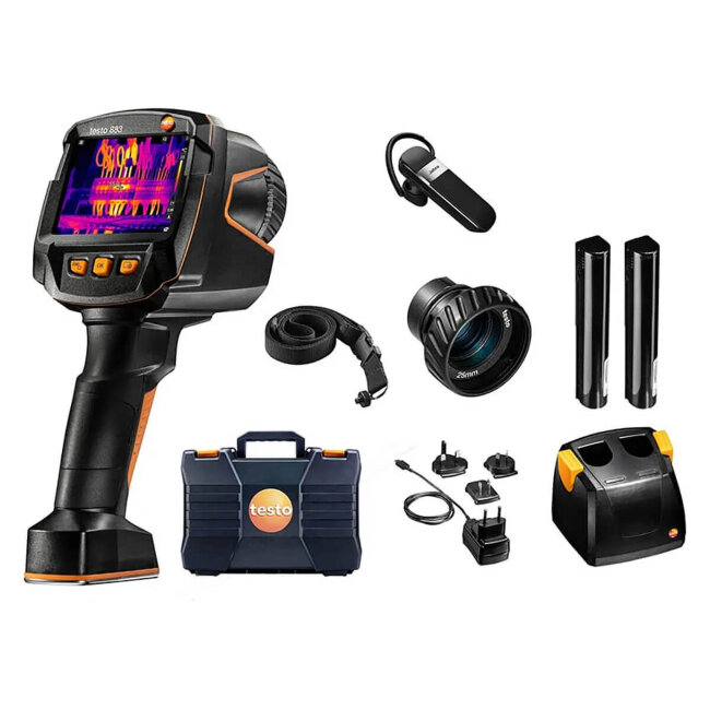 Тепловизор Testo 883 с 2 объективами и принадлежностями