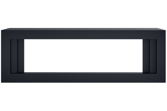 Каминокомплект Line 60 (Разборный) - Серый графит с очагом Vision 60 LOG LED