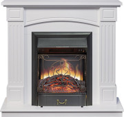 Каминокомплект Boston - Белый (Высота 925см) с очагом Majestic FX Black