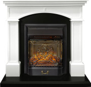Каминокомплект Langford - Белый с черным с очагом Majestic FX M Black RC Каминокомплект Langford - Белый с черным с очагом Majestic FX M Black RC