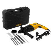 Перфоратор электрический RHH-800-26, SDS-plus, 800 Вт, 3 Дж, 3 плюс 1 реж. Denzel Перфоратор электрический RHH-800-26, SDS-plus, 800 Вт, 3 Дж, 3 плюс 1 реж. Denzel