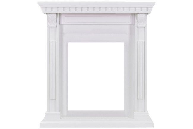 Каминокомплект Orlean - Белый дуб с очагом Danville Chrome FB2 Каминокомплект Orlean - Белый дуб с очагом Danville Chrome FB2