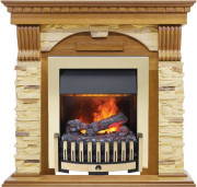 Каминокомплект Dublin - Дуб / Сланец с очагом Danville Brass FB2 Каминокомплект Dublin - Дуб / Сланец с очагом Danville Brass FB2