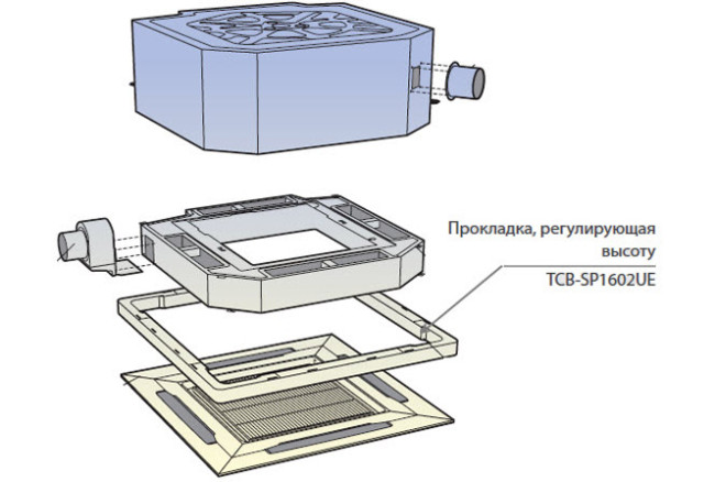 Toshiba Прокладка, регулирующая высоту (TCB-SP1602UE)
