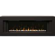 Каминокомплект Line - Черный с очагом Ignite XLF50