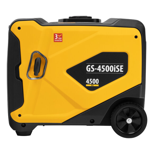 Генератор инверторный GS-4500iSE, 4,5 кВт, 230 В, закрытый корпус, электростартер Denzel Генератор инверторный GS-4500iSE, 4,5 кВт, 230 В, закрытый корпус, электростартер Denzel