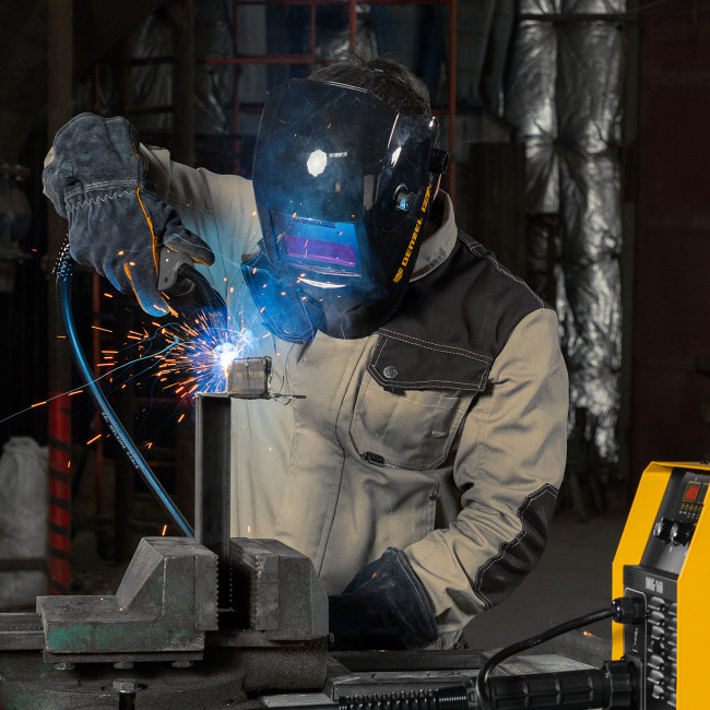 Аппарат инвертор. полуавтомат. cварки IMIG-160 Synergy, 160 А, ПВ 60%, катушка 5 кг Denzel