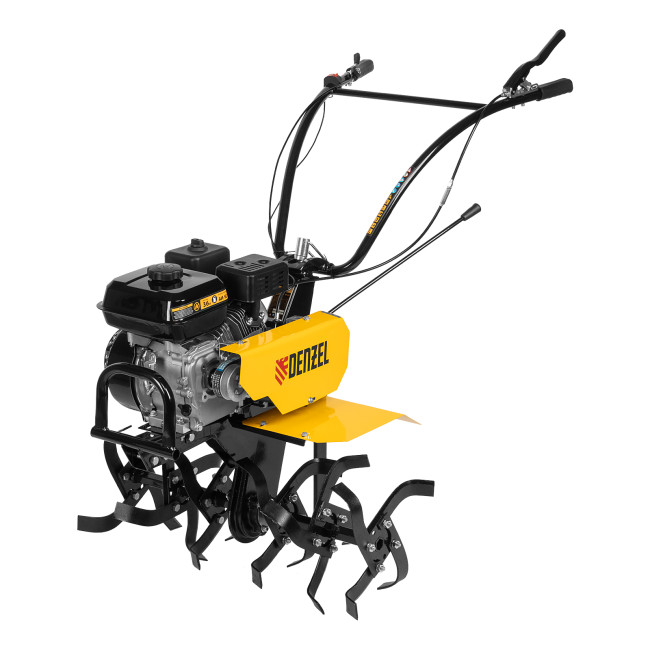 Мотоблок DPT-270, 7 л.с., ремен.сцеп, шир 85 см, глуб 35 см,фрез 3х4,ШОМ,скор 2В/1Н,кол 8" Denzel