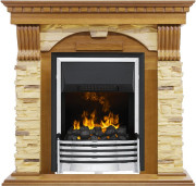 Каминокомплект Dublin - Дуб / Сланец с очагом Flagstaff Каминокомплект Dublin - Дуб / Сланец с очагом Flagstaff