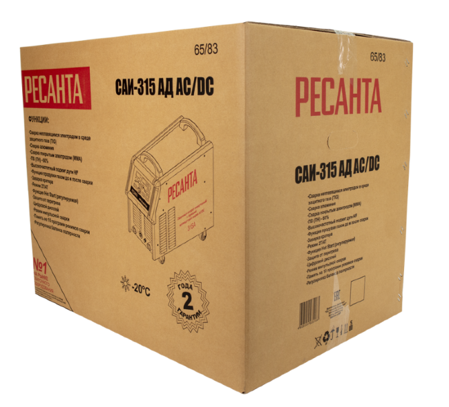Сварочный аппарат инверторный Ресанта САИ-315АД (АС/DC)