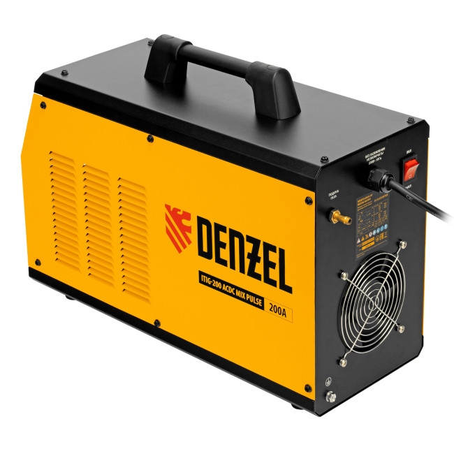 Аппарат инвертор. аргонодуговой сварки ITIG-200 ACDC Mix Pulse, 200 А, ПВ 60% Denzel
