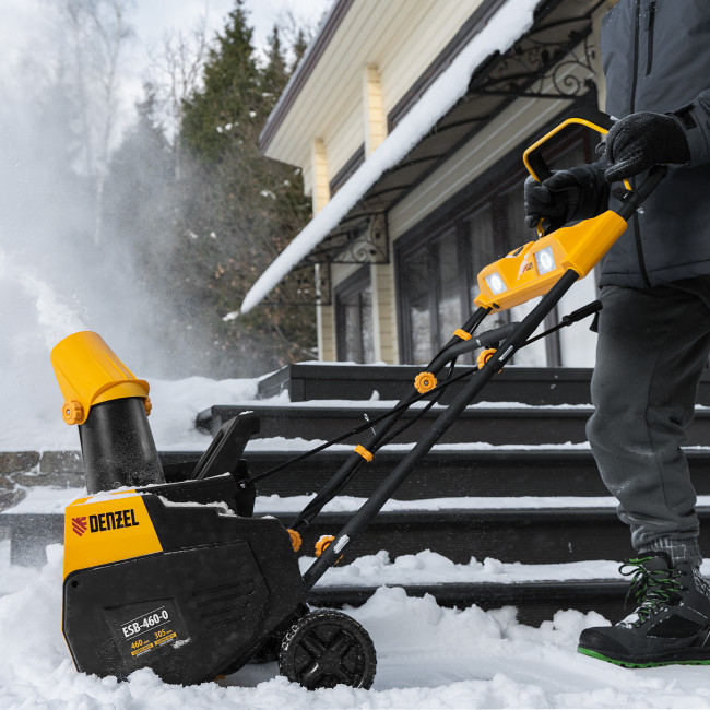 Снегоуборочная машина аккумуляторная, ESB-460-0, Li-Ion, 36В Denzel Снегоуборочная машина аккумуляторная, ESB-460-0, Li-Ion, 36В Denzel